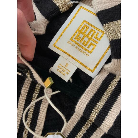 Emily McCarthy Lolli Sweater Dress-Black Novelty Knit NWT size small - Picture 6 of 6